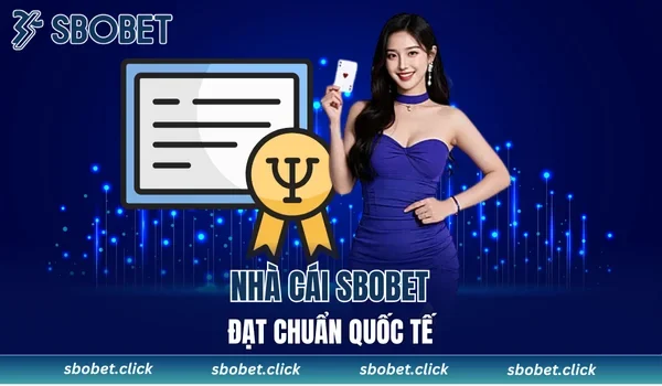 Nhà cái SBOBET đạt tiêu chuẩn quốc tế